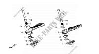 LEFT RIGHT FOOTPEGS for SYM CITYCOM 300I S (LL30W1H-EU) (L5) 2015