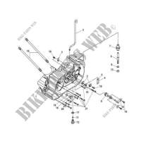 LEFT CRANKCASE  for SYM QUAD LANDER 300S (UA30A5-F) (L0-L4) 2013