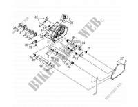 TRANSMISSION CASE for SYM QUAD LANDER 300S (UA30A5-F) (L0-L4) 2013