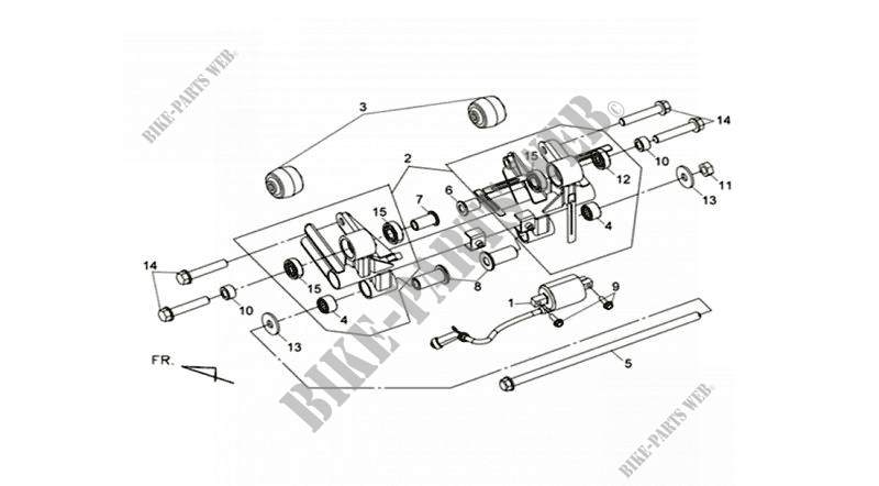 ENGINE HANGER LINK for SYM MAXSYM 400 EFI (LX40A1-6) (L1) 2011