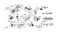 ELECTRICAL PARTS for SYM MAXSYM 600 I ABS EXECUTIVE SPORT (AHO) ( LX60A2H-FR) (L6) 2016