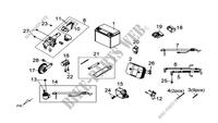 ELECTRICAL PARTS for SYM MAXSYM 600I ABS (LX60A2-6) (L4) 2014