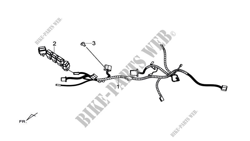 WIRE HARNESS for SYM MAXSYM 600I ABS (LX60A2-6) (L4) 2014