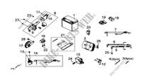 ELECTRICAL PARTS for SYM MAXSYM 600I ABS (LX60A2-F) (L4) 2014