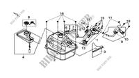 FUEL TANK for SYM MAXSYM 600I ABS (LX60A2-F) (L4) 2014