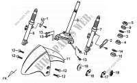 FRONT FORK for SYM MAXSYM 600I ABS (LX60A2-F) (L4) 2014