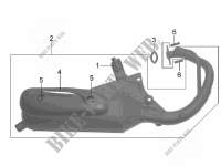 EXHAUST PIPE for SYM MAXSYM 600I (LX60A2H-F) (L5) 2015