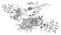 ENGINE CASINGS for SYM JET EURO X 50 (25 KMH) (BL05WC-6) (K6-K8) 2008
