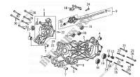 ENGINE CASINGS for SYM JET EURO X 50 E2 (BL05W7-6) (K4-K5) 2004